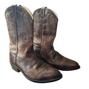 Smoky Mountain Cowboy Boots Mens Denver Western Distressed Leather 4435 Size 11D